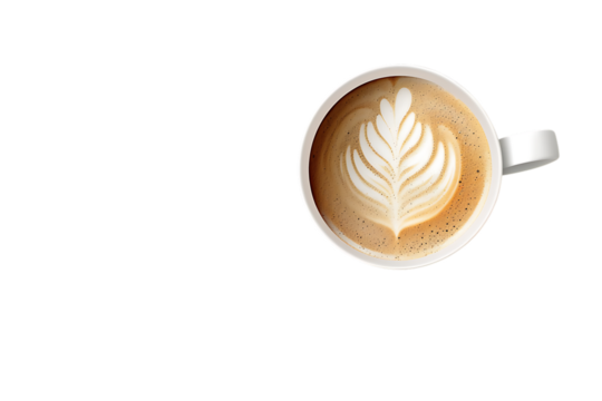 Savor the rich aroma and creamy texture of a perfectly crafted latte with delicate art, your daily dose of comfort and inspiration.