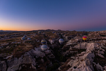Hot air balloon tour in Cappadocia