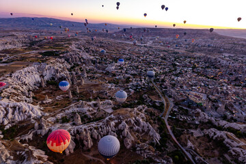 Hot air balloon tour in Cappadocia