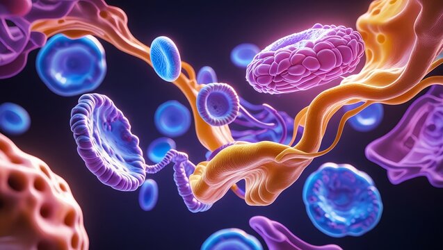 Immune System Abstract: Cellular Defense in Motion