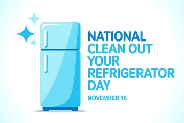 National clean out your refrigerator day illustration