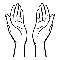 Fototapeta premium Simple black and white line drawing illustration with geometric shapes and text elements