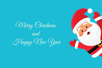 Christmas New Year Simple Vector Postcard Minimal Design