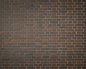 Rustic brown brick wall texture with rough surface, perfect for backgrounds, adding depth, and creating vintage appeal in design projects