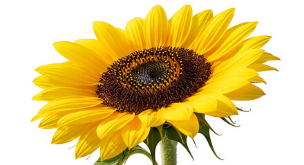 Obraz premium Bright sunflower with detailed petals