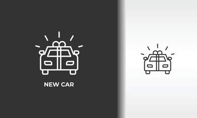 New Car Vector, Icon Or Logo Sign Isolated Symbol Illustration