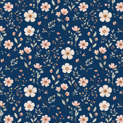 seamless pattern with flowers