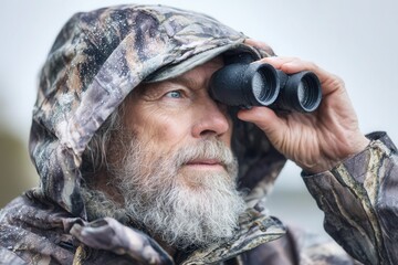 Closeup of hikers hands wiping fogged glasses, condensation detail on lenses, cold outdoor morning atmosphere, rugged survival context