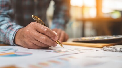 Asia stock trader or loan broker provides brief advice pointing to a graph while discussing budget data or legal outcomes with a client at an office desk Trust is essential in