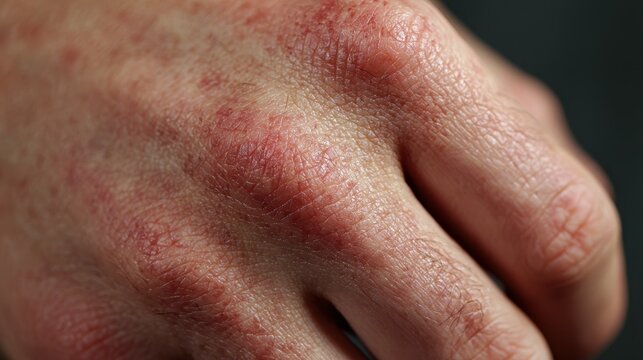 eczema sufferer s dry skin