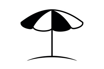 Fototapeta premium Beach Umbrella Icon