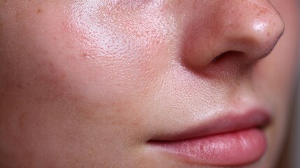 Fototapeta premium facial skin pores Washing the face