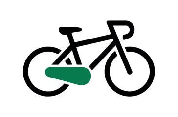 Modern Bicycle Icon Art
