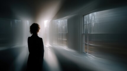 Fototapeta premium high-functioning anxiety: uncertainty and the need for safety