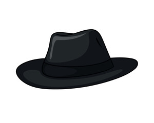 realistic vector illustration black head caps 