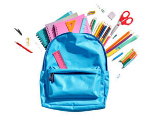 Colorful School Supplies Collection