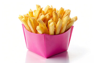 french fries with ketchup