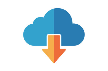 File Download Cloud Symbol