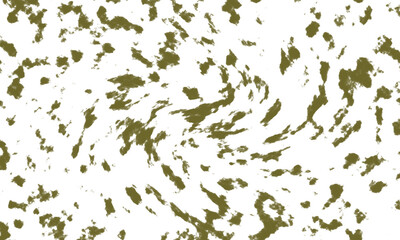Olive green ink splash abstract texture with watercolor swirl effect on white background