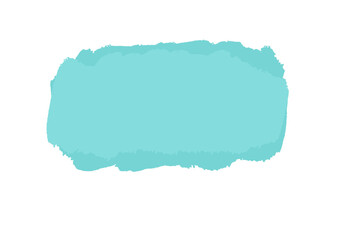 Isolated Teal Paint Blob paint stroke background