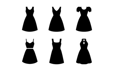 Elegant dress silhouettes collection: six fashionable designs for style inspiration