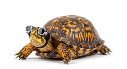 Naklejka premium tiger, wearing, goggles, tiger wearing goggles, head, googles on head, animal goggles, tiger goggles, white background, animal