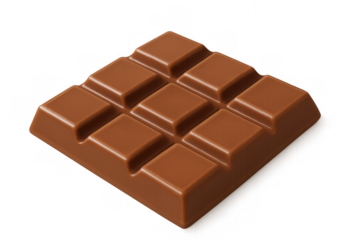 Milk chocolate bar with segments, delicious sweet dessert food, cocoa confectionery treat ingredient