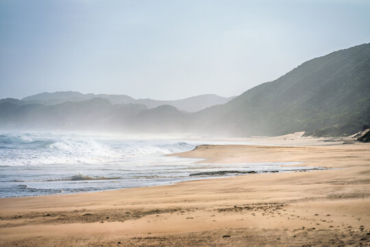 Beautiful atmosphere at Brenton beach next to Knysna, South Africa