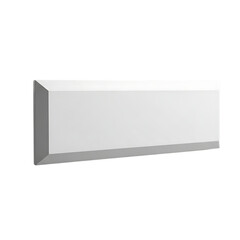 Fototapeta premium White Rectangular Object With Beveled Edges image
