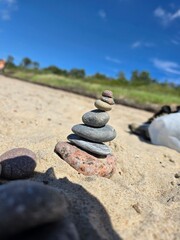 stones on the beach