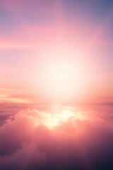 sunset sky with clouds