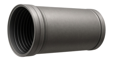 UV-resistant double-walled drainage pipe, ideal for above-ground residential use.