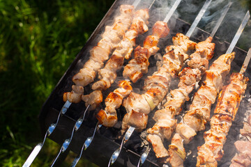 barbecue on skewers
