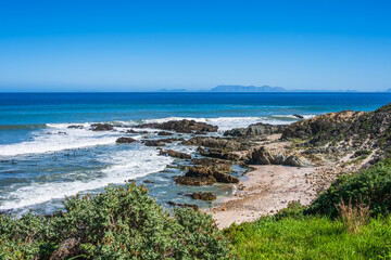 Obraz premium Beautiful coastal landscape on the Garden Route in South Africa