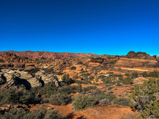Hiking view in St. George Utah