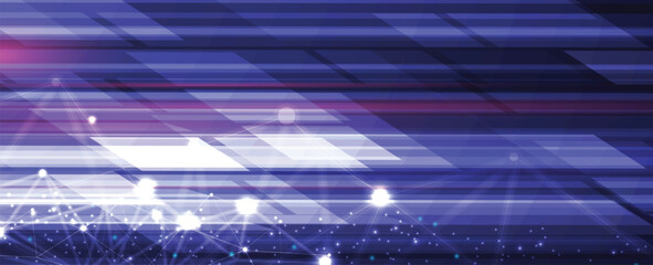 Abstract high particles technology and science circuit background