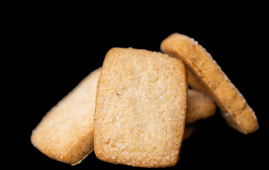 Butter cookies isolated