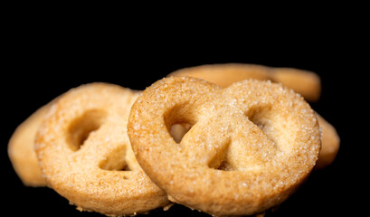 Butter cookies isolated