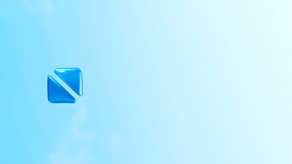 Minimal solar panel icon on a bright background, isolated with right-side copyspace. Represents clean and renewable energy.