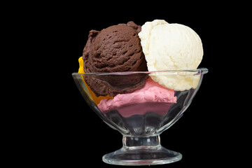 Ice cream isolated