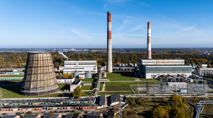 Kaunas Thermal Power Plant Aerial