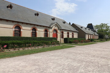 Haras national, vue de l'extérieur, ville de Lamballe, département des Côtes d'Armor, Bretagne, France
