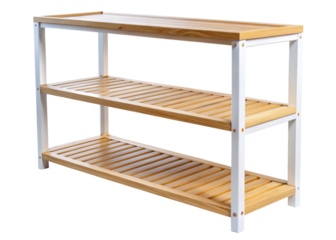 Shelf isolated on white background