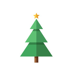 Minimalist Christmas Tree Vector | Simple Geometric Xmas Tree Design | Modern Holiday Decoration Illustration, christmas, tree, holiday
