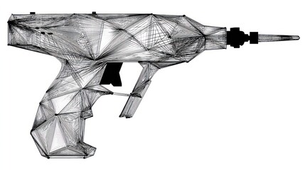Abstract gun design