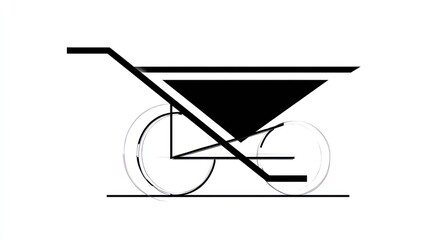Wheelbarrow illustration