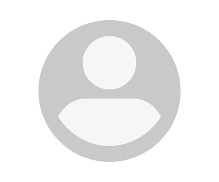 Default profile picture icon illustration on transparent background. 

