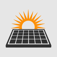 Solar panel, renewable energy and eco technology concept