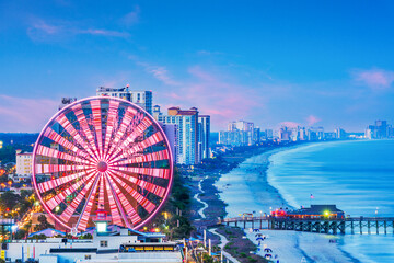 Myrtle Beach, South Carolina, USA City Skyline 381