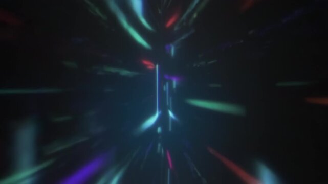 Dynamic Color Lightstream Visuals for Futuristic Backgrounds